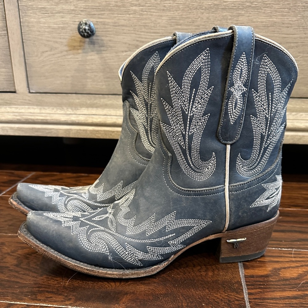 Lane Boots Lexington in Midnight Blue - NEW